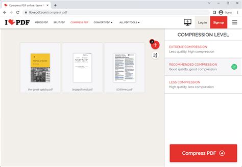 Compress PDF Online Free .